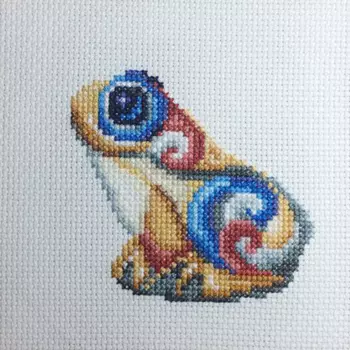 С-38 Набор для вышивания 'Статуэтки. Лягушка' 12*12см