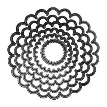 SCB20022813 Форма для вырубки Фигурные круги 88 мм