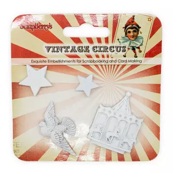 SCB26002011 Набор декоративных украшений со стикером 'Старый цирк. Карусель'