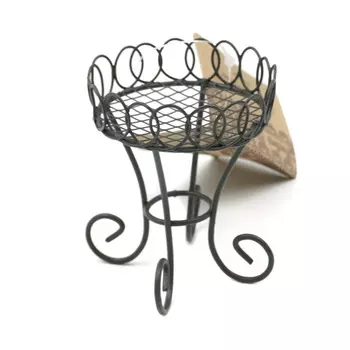 SCB271012 Металлическая мини жардиньерка, коричневая, 6*8 см, ScrapBerry's