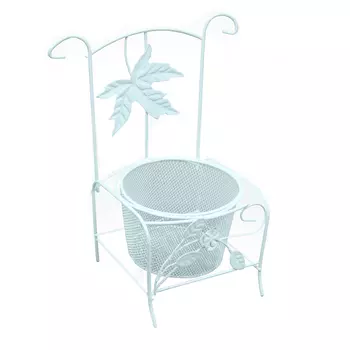 SCB271045 Металлический стул-кашпо, 11,5*10,5*21,5 см, ScrapBerry's