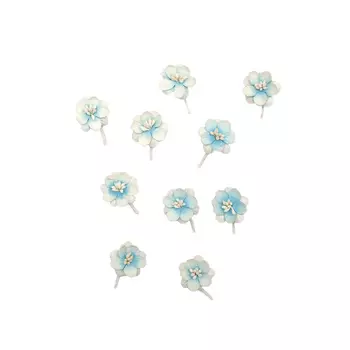 SCB3002 Набор цветки вишни из бумаги, упак./10 шт. (10 небесно-белый)