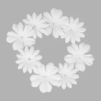 SCB3008 Набор цветков из шелковичной бумаги, 2 вида, упак./20 шт. (11 белый)