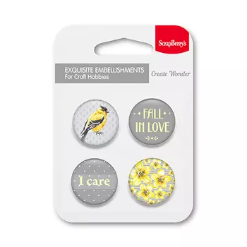 SCB340001077 Набор фишек из металла № 4 Влюбиться (англ.)