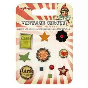 SCB340964 Набор декоративных брадсов Старый Цирк