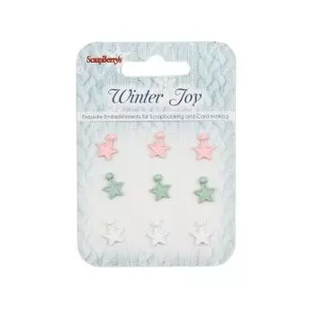 SCB340984 Набор звездочек 'Зимнее Утро', упак./9 шт.