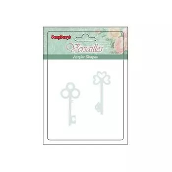 SCB45001003 Акриловые украшения 'Ключики', 4 см, упак./2 шт.