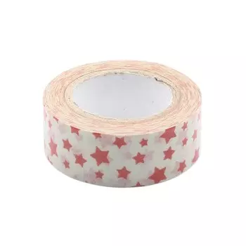 SCB4905005 Бумажный скотч с принтом 'Звёзды', Vintage Circus, 15 мм*8 м, ScrapBerry's