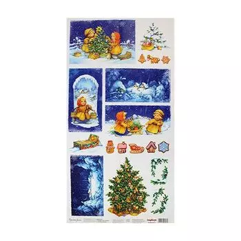 SCB501023 Карта для декупажа 'Пряники', 35*70 см, Scrapberry's