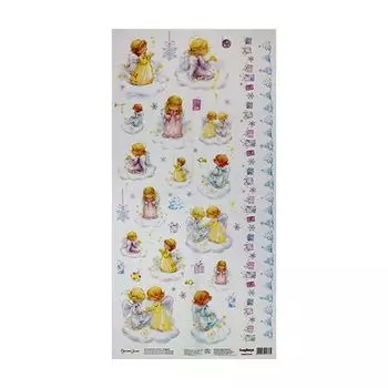SCB501035 Карта для декупажа 'Ангелы', 35*70 см, Scrapberry's