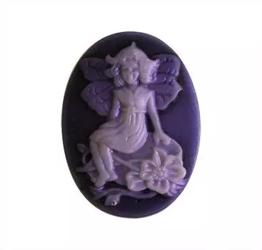 SCB 2400112 Набор камей 'Девочка-ангел', (полимер), 3*4*0,5 см, упак./8 шт.