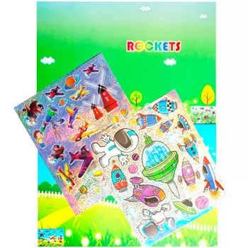 SD-TE 3-4 Мозаика-стикеры «Познаем мир» Color KIT 'Космическое путешествие' 21*10 см