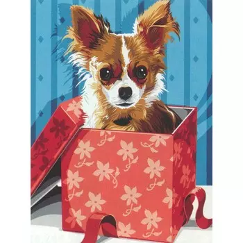 SE926-273 Канва с рисунком SEG de Paris 'Чи-хуа-хуа' 40*50 см