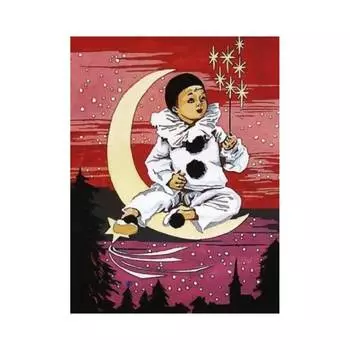 SE926-44 Канва с рисунком SEG de Paris 'Магические звезды' 40*50 см