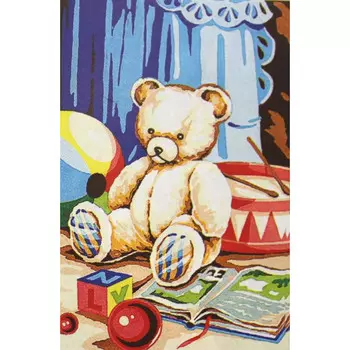 SE928-267 Канва с рисунком SEG de Paris 'Детская комната' 30*40 см