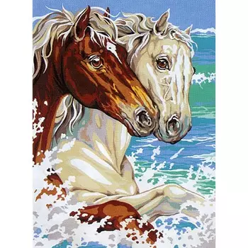 SE929-386 Канва с рисунком SEG de Paris 'Брызги' 45*60 см