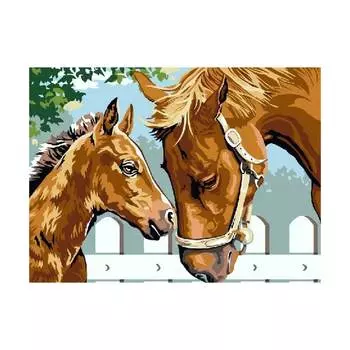 SE929-460 Канва с рисунком SEG de Paris 'Вместе' 45*60 см