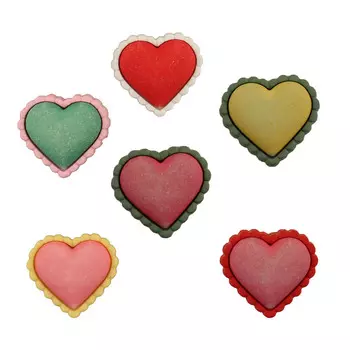 SF111, Пуговицы. Весенние сердечки