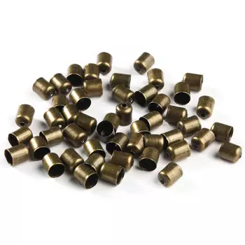 Шапочка декоративная FIN1234, 6*5мм, 50 шт/уп (латунь)