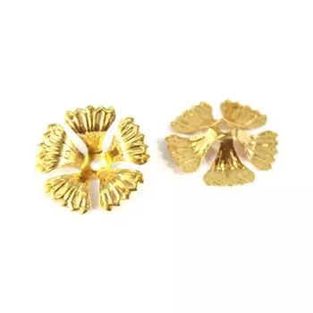 Шапочка декоративная FIN1282, 16*4мм, 30шт/упак (золото)