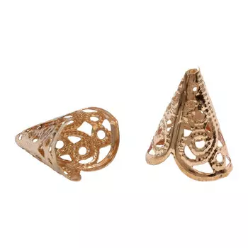 Шапочка для бусин 4AR212, 18мм 30шт/упак, Astra&amp;Craft (Золото)