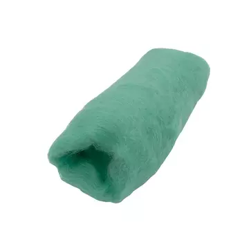 Шерсть для валяния Кардочес 100% п/тонк.шерсть, 100 гр. Камтекс (025 мята)