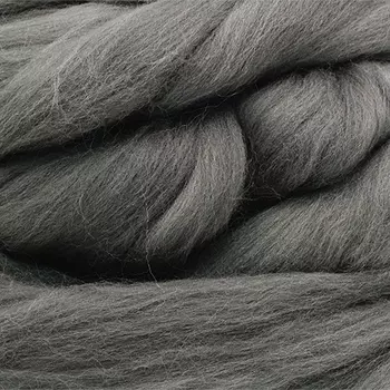 Шерсть для валяния мериносовая тонкая 100%, 100 гр. (0214 моренго)