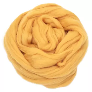 Шерсть для валяния мериносовая тонкая 100%, 100 гр. (1303 хризантема)