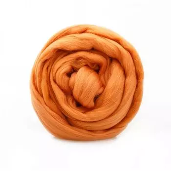 Шерсть для валяния мериносовая тонкая 100%, 100 гр. (30 светлый терракот)