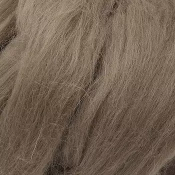 Шерсть для валяния полутонкая 100%, 100 гр. (0860 древесный)