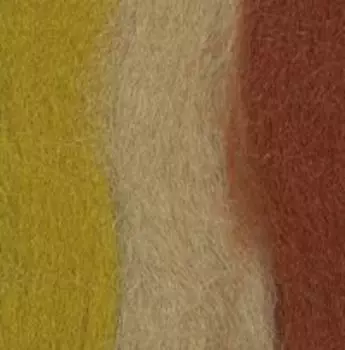 Шерсть для валяния полутонкая 100%, мультиколор, 100 гр. (6063)