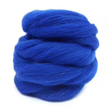 Шерсть для валяния полутонкая, 50 гр., 'Астра' (0170 василек)
