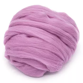 Шерсть для валяния тонкая, 50 гр., 'Астра' (0156 сиреневые дали)