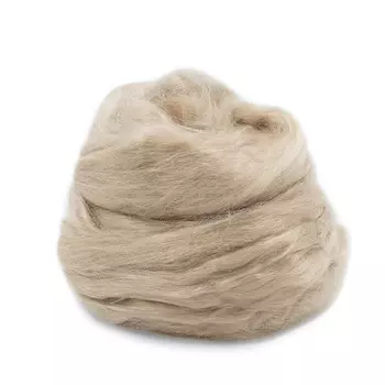 Шерсть для валяния вискоза 100%, 50 гр. (03 светло-бежевый)