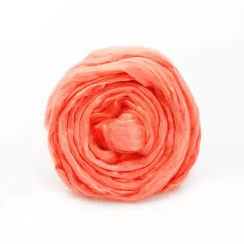 Шерсть для валяния вискоза 100%, 50 гр. (0453 бегония)