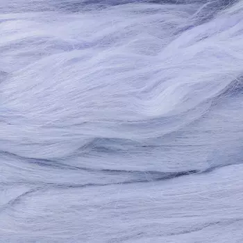 Шерсть для валяния вискоза 100%, 50 гр. (0384 кристалл)