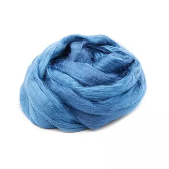 Шерсть для валяния вискоза 100%, 50 гр. (255 джинсовый)