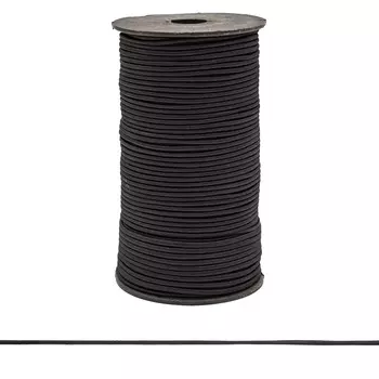 Шнур эластичный 0370-0300В 3,0мм*100м (С580 - черный)