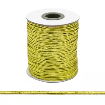 Шнур эластичный 0370-6150 1,5мм металлизированный (светлое золото)