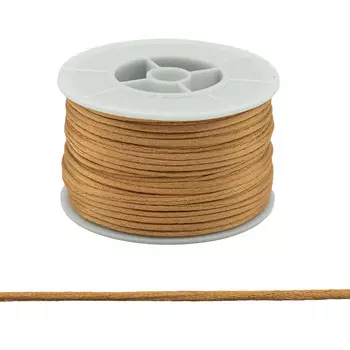 Шнур атласный (для воздушных петель), 2 мм*45,7 м (27 бежевый)