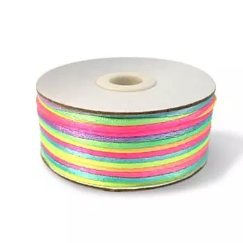 Шнур атласный мультиколор, 2 мм*45,7 м