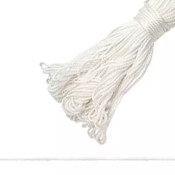 Шнур декоративный 1,7мм 30 м (моток) (белый)