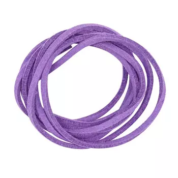 Шнур для бижутерии, и/замша 3мм, 1м (А 056 Сиреневый)
