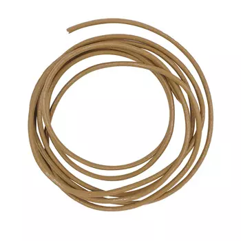 Шнур для бижутерии, нат.кожа, 1 м/упак (бежевый)