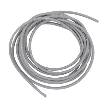 Шнур для бижутерии, нат.кожа, 1 м/упак (серый)