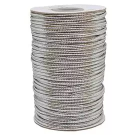 Шнур люрекс 3,0мм*50м 0371-1011 (серебро)