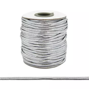 Шнур люрекс 3,5мм *30м 0371-1300 (серебро)