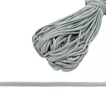 Шнур вязаный, п/п 5мм*100м (7030.1,5 серый)