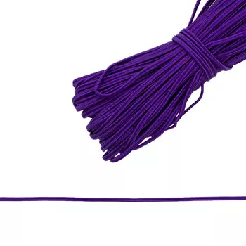 С1094 (C653) Шнур 'сутаж' 3мм*50м (фиолетовый)