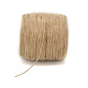 Шнур вощеный 1,0мм*100м цветной на катушке 0371-9002 (С098 т.бежевый)